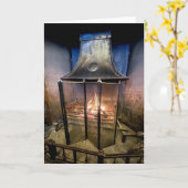 Edwardian Fireplace Karte (Gelbe Blume)