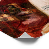 Edwardian Glamour Girl Poster (Ecke)