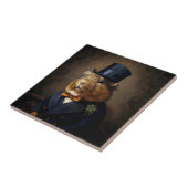 Edwardian Guinea Pig Gentleman Fliese (Seite)
