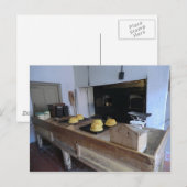 Edwardian Kitchen in Erddig Hall Postkarte (Vorne/Hinten)