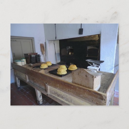 Edwardian Kitchen in Erddig Hall Postkarte (Vorderseite)