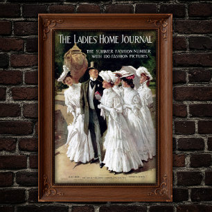 Edwardian Ladies' Home Journal Magazin-Cover Poster