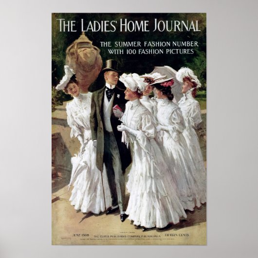 Edwardian Ladies' Home Journal Magazine Cover Poster (Vorne)
