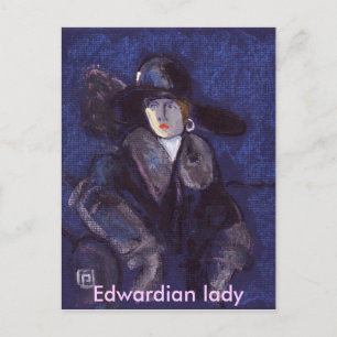 EDWARDIAN LADY POSTKARTE