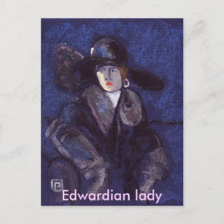 EDWARDIAN LADY POSTKARTE