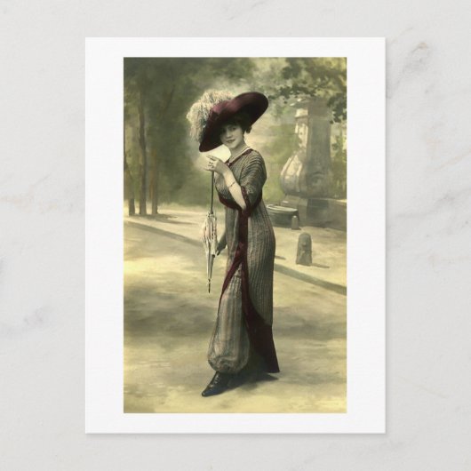 Edwardian Lady Postkarte (Vorderseite)