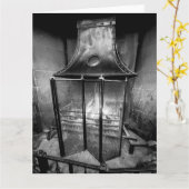 Edwardian Mansion Fireplace Karte (Gelbe Blume)