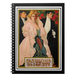 Edwardian Moden: Fall und Winter 1906 und 1907 Notizblock