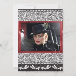 Edwardian Note Card Dankeskarte