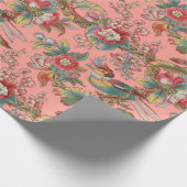 Edwardian Papagei ~ Herzogin Geschenkpapier (Ecke)