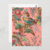 Edwardian Parrot ~ Duchess Postkarte (Vorne/Hinten)