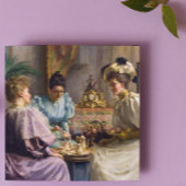 Edwardian Quadratischer Aufkleber