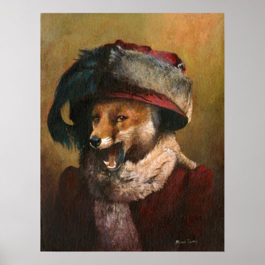 Edwardian Vixen Print Poster (Vorne)