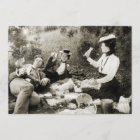 EDWARDIAN ZEITRAUM-PICKNICK-LUSTIGE