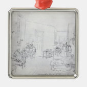 Edwards Bezirk, St Thomas Krankenhaus, London Ornament Aus Metall (Vorne)