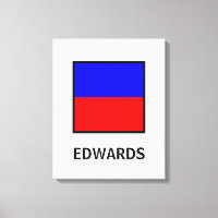 Edwards Familienname Nautische Flagge