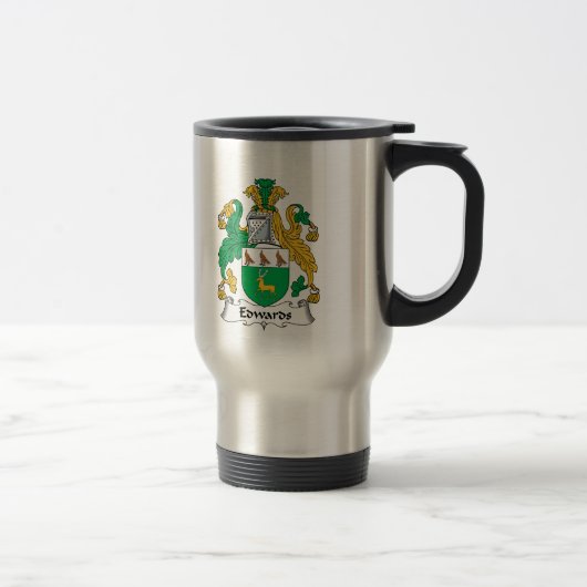 Edwards Familienwappen Reisebecher (Rechts)
