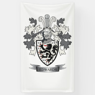 Edwards Familienwappen-Wappen Banner