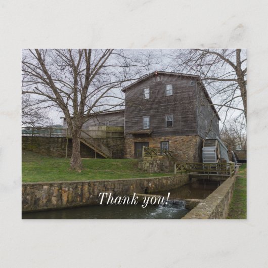 Edwards Mill Postkarte (Vorderseite)