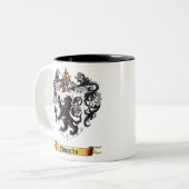 Edwards Wappen Zweifarbige Tasse (Vorderseite Links)