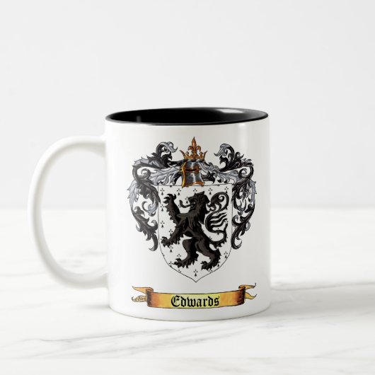 Edwards Wappen Zweifarbige Tasse (Links)