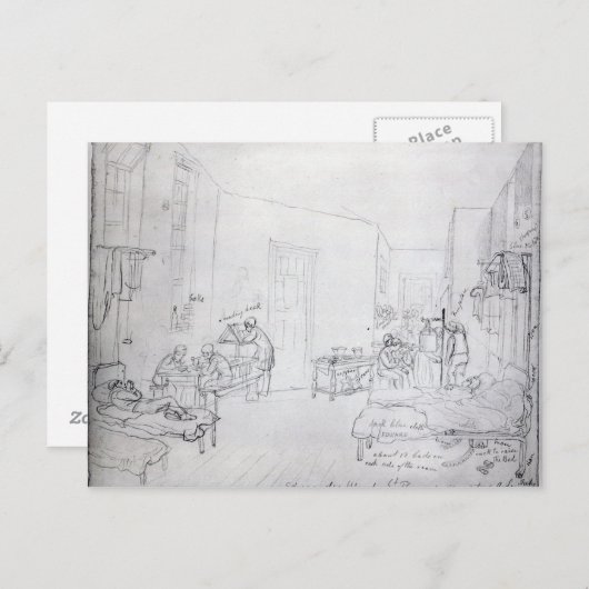 Edward's Ward, St. Thomas Hospital, London Postkarte (Vorne/Hinten)