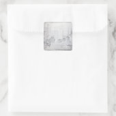 Edward's Ward, St. Thomas Hospital, London Quadratischer Aufkleber (Tasche)