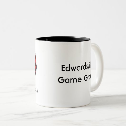 Edwardsville Game Group Zweifarbige Tasse (VorderseiteRechts)