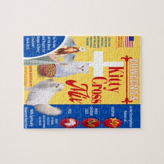 Edweenas Kitty Cross Mix Puzzle (Horizontal)