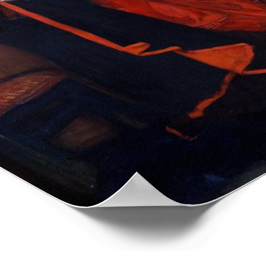 Edwin Austin Abbey King Lear, Act I, Scene I Poster (Ecke)