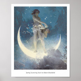 Edwin Blashfield Spring Scattering Stars Poster
