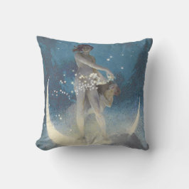 Edwin Blashfield Stars Scattering Art Nouveau Kissen