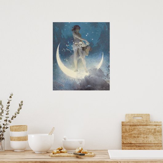 Edwin Blashfield Stars Scattering Art Nouveau Poster (Küche)