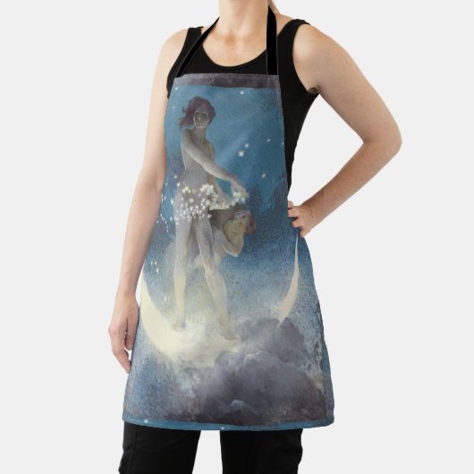 Edwin Blashfield Stars Scattering Art Nouveau Schürze (InSitu)