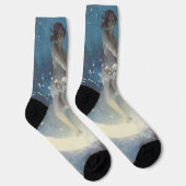 Edwin Blashfield Stars Scattering Art Nouveau Socken (Rechts)