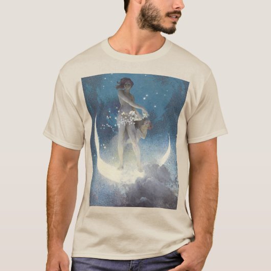 Edwin Blashfield Stars Scattering Art Nouveau T-Shirt (Vorderseite)