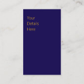 Edwin Blashfield Stars Scattering Art Nouveau Visitenkarte (Rückseite)