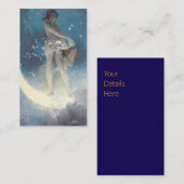 Edwin Blashfield Stars Scattering Art Nouveau Visitenkarte (Vorne/Hinten)
