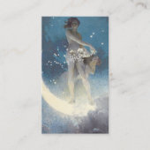 Edwin Blashfield Stars Scattering Art Nouveau Visitenkarte (Vorderseite)
