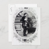 Edwin Booth als Iago Postkarte (Vorne/Hinten)