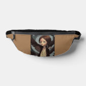 Edwin Gothic Black Bird Crow Grunge Bauchtasche (Ablage )