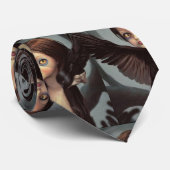 Edwin Gothic Black Crow Grunge Krawatte (Gerollt)