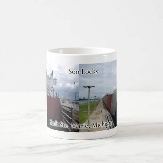 Edwin H. Gott bei Soo Locks Tasse (Mittel)