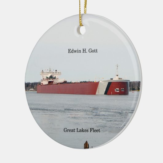 Edwin H. Gott Keramik Ornament (Links)