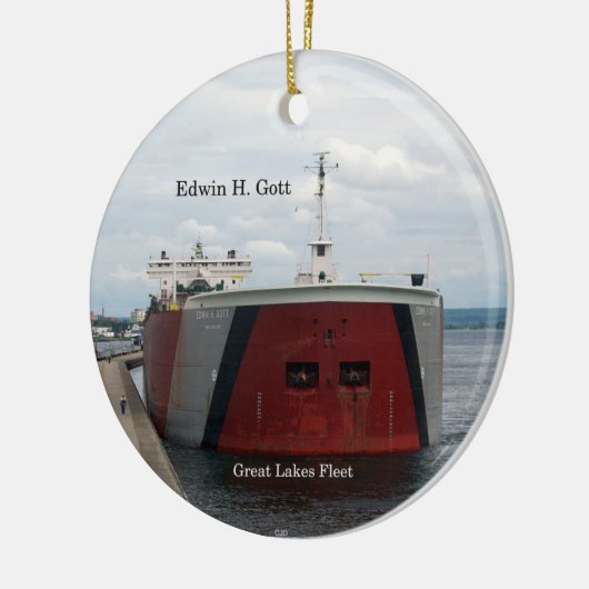Edwin H. Gott Keramik Ornament (Links)