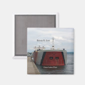 Edwin H. Gott Magnet (Vorderseite/Rückseite)