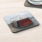 Edwin H. Gott Set von 6 Untersetzer aus hartem Kun (Linke Seite)