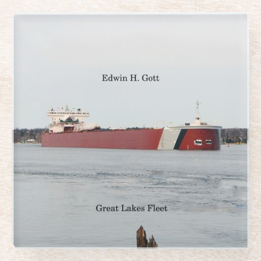 Edwin H. Gott Untersetzer (Vorderseite)
