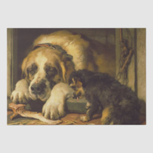 Edwin Henry Landseer  Dekoupage der zweifelhaften  Seidenpapier