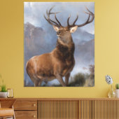 Edwin Henry Landseer | Der Monarch des Glens Leinwanddruck (Insitu (Wohnzimmer))
